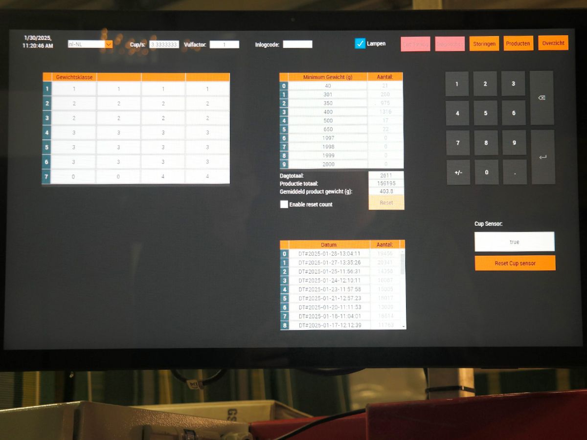 VieTech product Aweta GS upgrade opleveren